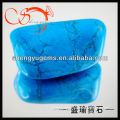 synthetic turquoise stone for nails and jewelry making GLSP0014